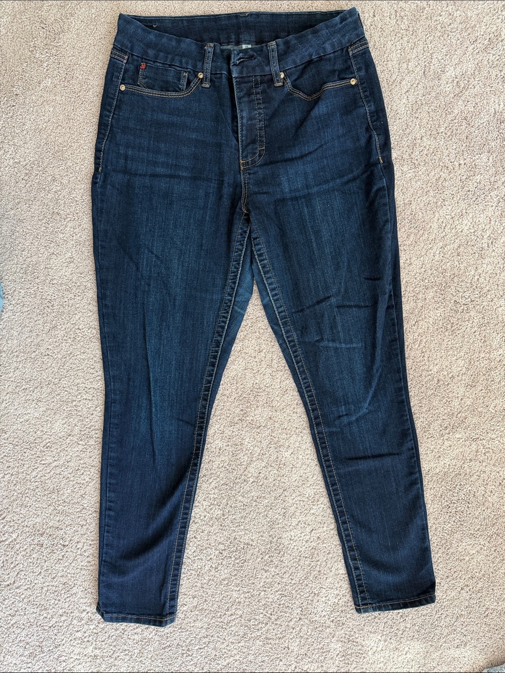 Seven7 Deep Indigo Skinny Jeans